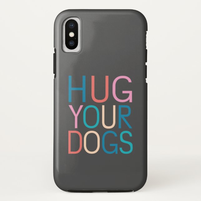 Capa Para iPhone, Case-Mate Abrace seus cachorros (Verso)