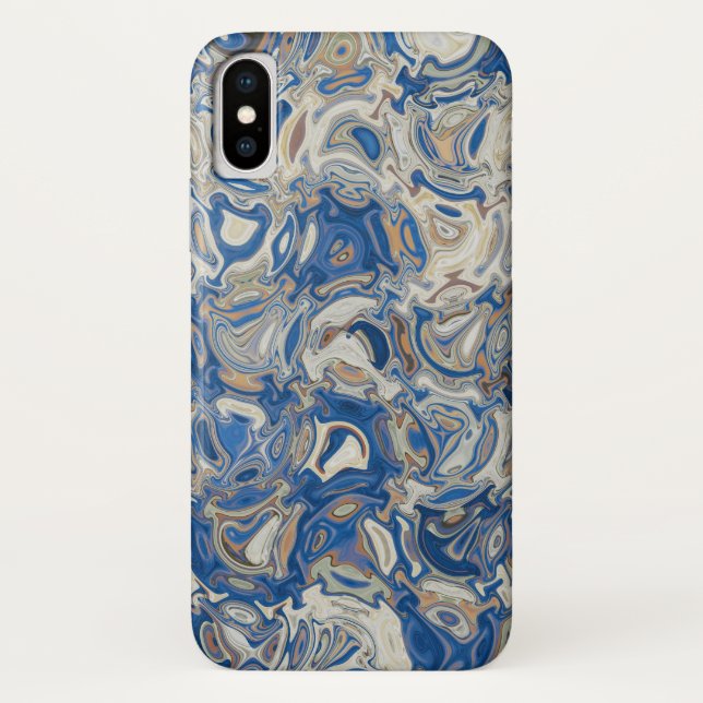 Capa Para iPhone, Case-Mate Abstrato 2 do lago Owens, 2018 (foto) imagens do (Verso)