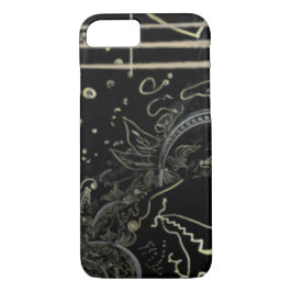 Capa iPhone 8/ 7 Abstrato Art Black