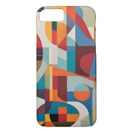 Capa iPhone 8/ 7 Abstrato Art vibrante - Desenho expressivo e color