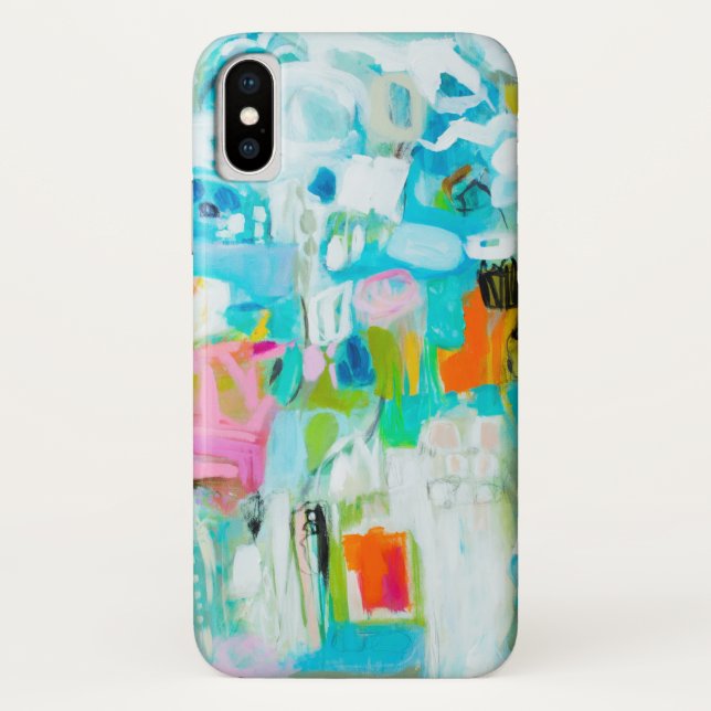 Capa Para iPhone, Case-Mate Abstrato azul (Verso)