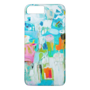 Capa iPhone 8 Plus/7 Plus Abstrato azul