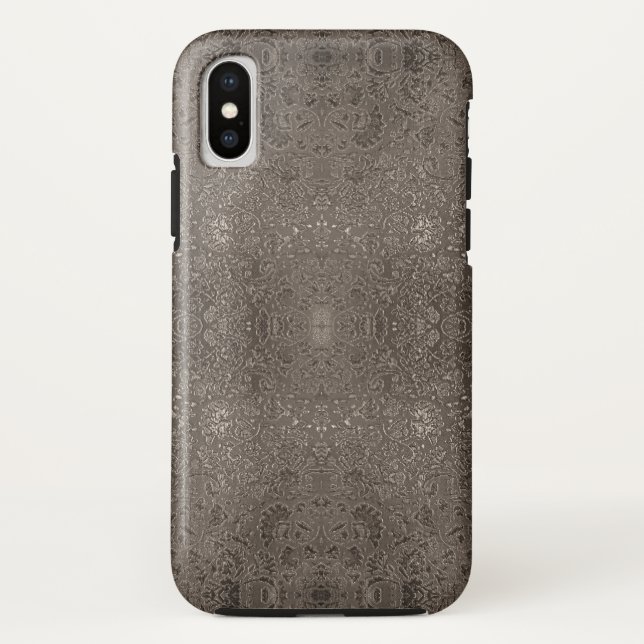 Capa Para iPhone, Case-Mate Abstrato brilha belas amostras de cinza (Verso)