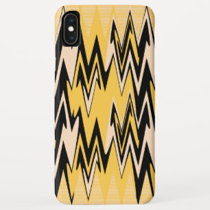 Capa Para iPhone Da Case-Mate Abstrato Chevron amarelo e preto