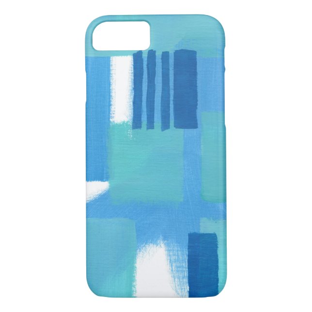 Capa Para iPhone, Case-Mate Abstrato de faixa verde azul exclusivo 1Phone 13 (Verso)