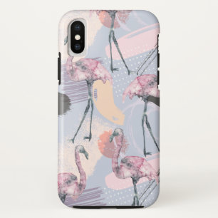 Capa Para iPhone Da Case-Mate Abstrato e Flamingo Pattern