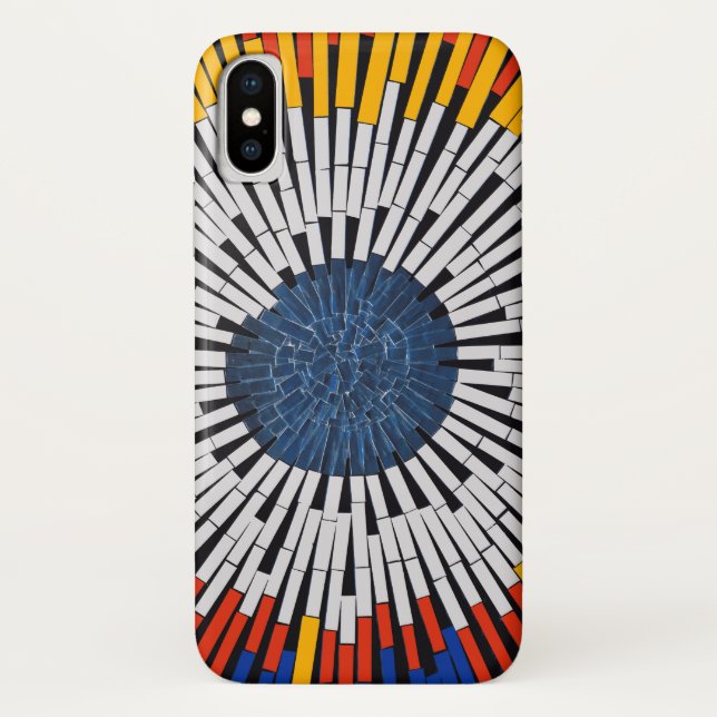 Capa Para iPhone, Case-Mate Abstrato em fita—Starburst (Verso)