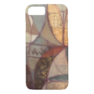 Capa iPhone 8/ 7 Abstrato Floral Leaf Painting de Norman Wyatt
