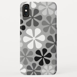 Capa Para iPhone Da Case-Mate Abstrato Flores Cinzas Pretas