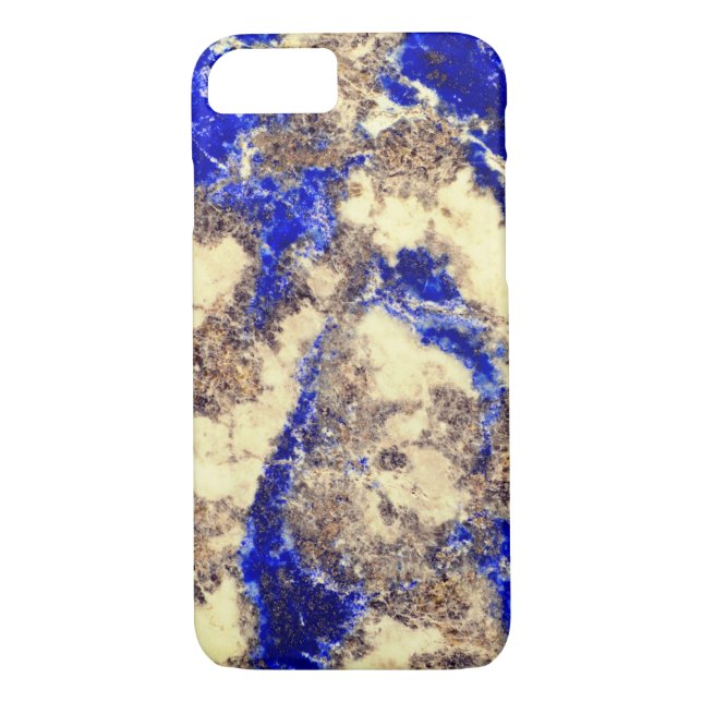 Capa Para iPhone, Case-Mate Abstrato Lapis Lazuli Blue Granite (Verso)