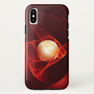 Capa Para iPhone Da Case-Mate Abstrato Modern Red Cream Fantasy Arte Fractal