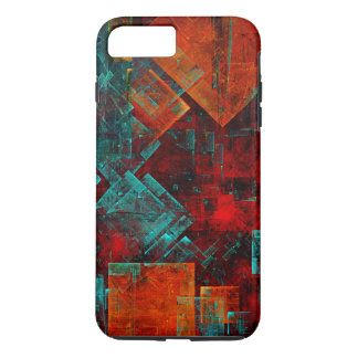 Capa iPhone 8 Plus/7 Plus Abstrato Moderno Padrão Artístico Legal Colorido