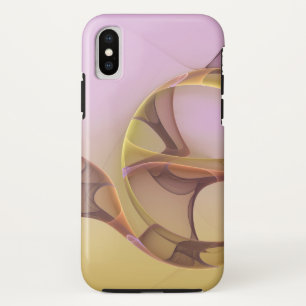Capa Para iPhone Da Case-Mate Abstrato motiva arte frontal rosa moderna Ouro ros