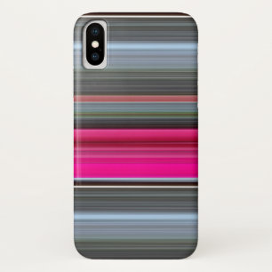 Capa Para iPhone X Abstrato nº 1: Cerise e cinza