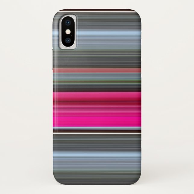 Capa Para iPhone, Case-Mate Abstrato nº 1: Cerise e cinza (Verso)