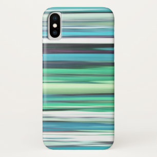 Capa Para iPhone X Abstrato nº 2: borrão azul-aqua