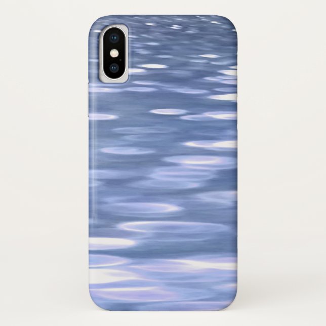 Capa Para iPhone, Case-Mate Abstrato nº 3: Grelha azul em pó (Verso)