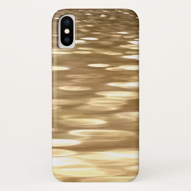Capa Para iPhone, Case-Mate Abstrato nº 3: Shimmer Dourado (Verso)