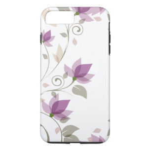 Capa Para iPhone Da Case-Mate Abstrato na moda do roxo floral