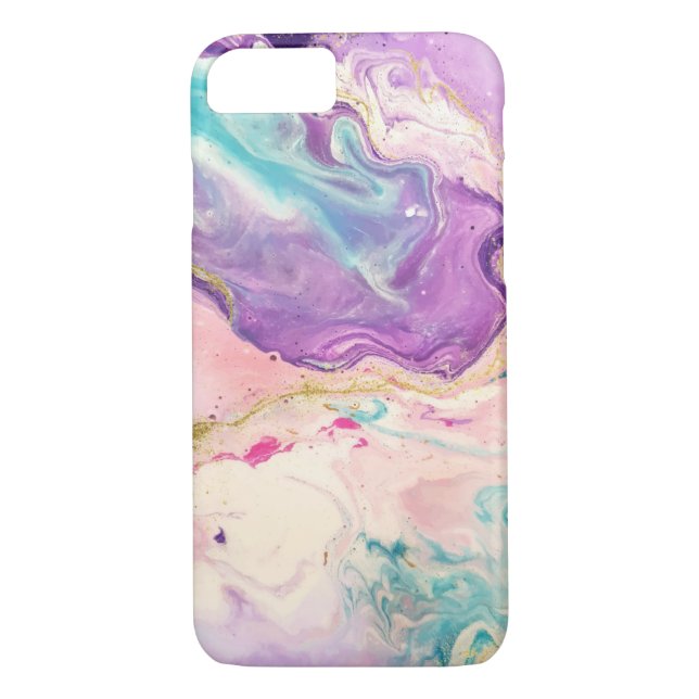 Capa Para iPhone, Case-Mate Abstrato Paint Marbling (Verso)