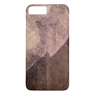 Capa iPhone 8 Plus/7 Plus Abstrato pintura cor-de-rosa marrom pincel