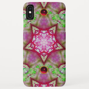CAPA PARA iPhone DA Case-Mate ABSTRATO RED PINK PURPLE FUCHSIA COMEÇA COM GEMS