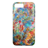 Abstrato Rustic Floral Colorida