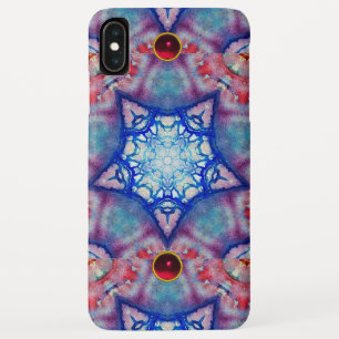 CAPA PARA iPhone DA Case-Mate ABSTRATO VERMELHO PINK AZUL ESTRELAS COM GEMSTONAS