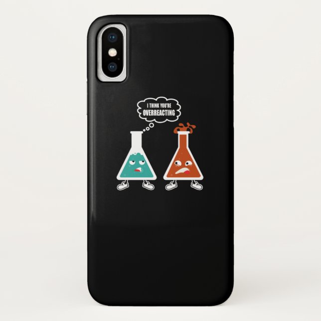 Capa Para iPhone, Case-Mate Acho que estás a exagerar - Química de Nerd engraç (Verso)