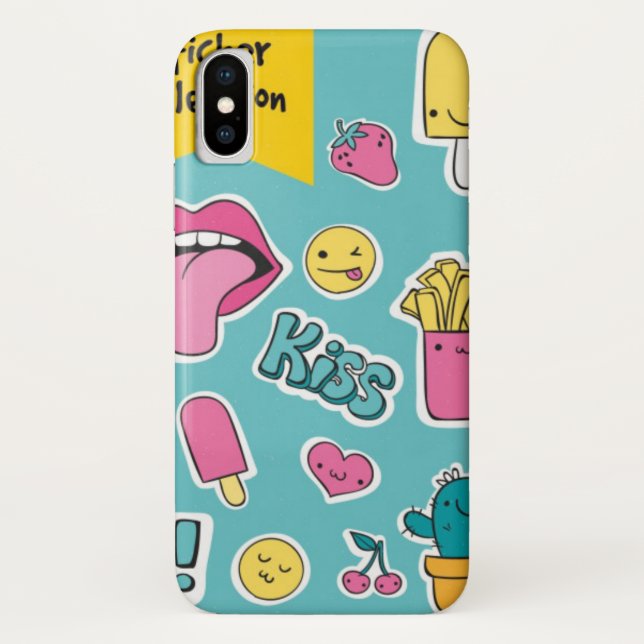 Capa Para iPhone, Case-Mate Adesivos bonitos e legais (Verso)