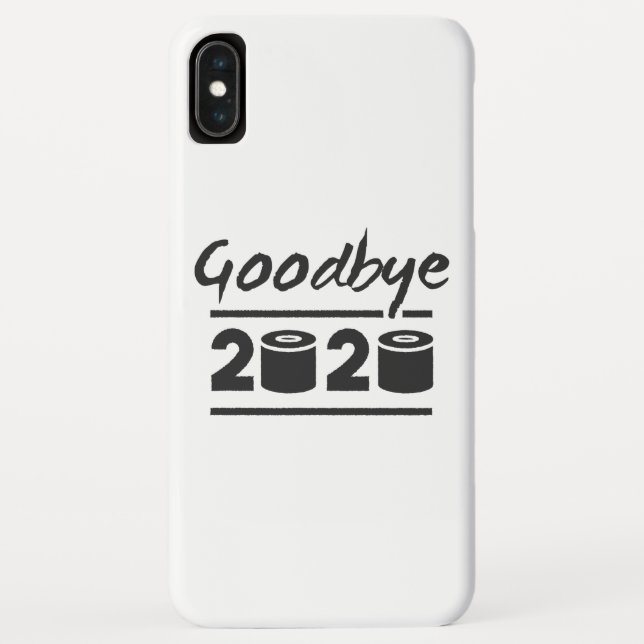 Capa Para iPhone, Case-Mate Adeus papel higiênico 2020 - acabou finalmente (Verso)