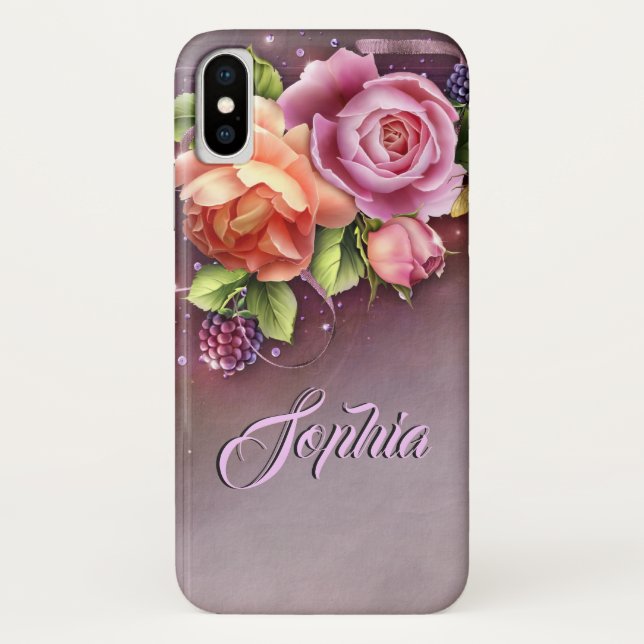 Capa Para iPhone, Case-Mate Adicionar seu nome - Caso do iPhone X (Verso)