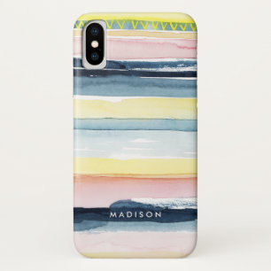Capa Para iPhone X Adicionar Seu Nome  Fluxo Sunset I