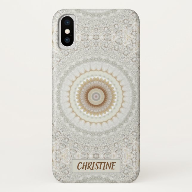 Capa Para iPhone, Case-Mate Adicione seu nome a este caso exclusivo de efeito  (Verso)