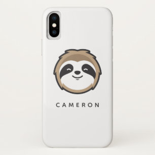 Capa Para iPhone Da Case-Mate Adicione seu nome Sloth Mascot