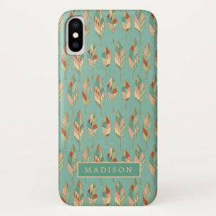 Capa Para iPhone X Adicione seu teste padrão conhecido da pena da