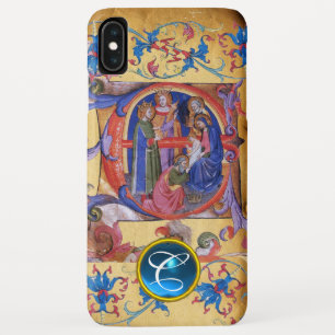 CAPA PARA iPhone DA Case-Mate ADORAÇÃO DO MONOGRAMA DE PARCHIMENTO DE NATAL MAGI