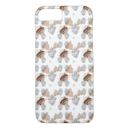 Capa iPhone 8/ 7 Aesthetic Boho Wildflowers Flowers 