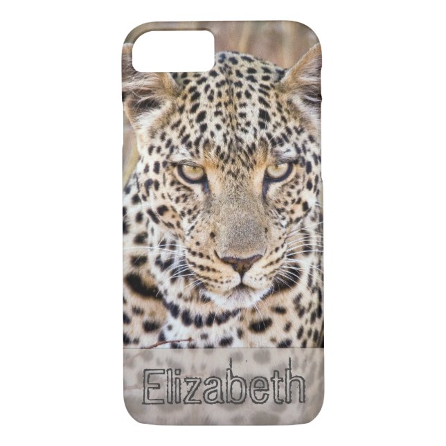 Capa Para iPhone, Case-Mate Afro-Leopardo Personalizado (Verso)