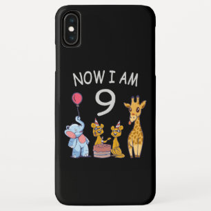 Capa Para iPhone Da Case-Mate Agora tenho 9 anos, 9 anos, aniversário no Zoo