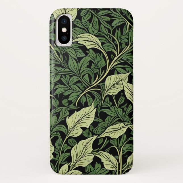 Capa Para iPhone, Case-Mate Agrupamento de Vinhas em Tons de Verde (Verso)