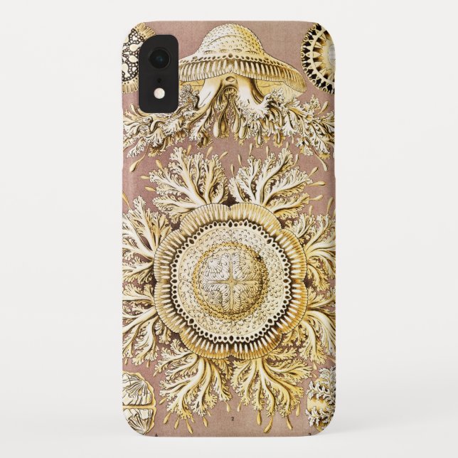 Capa Para iPhone, Case-Mate Água-viva, Disco de Ernst Haeckel (Verso)