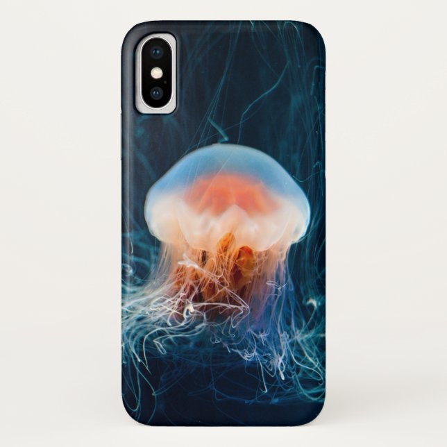 Capa Para iPhone, Case-Mate Água-viva submarina - Brilho escuro (Verso)