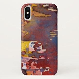 Capa Para iPhone X aguarela 8 do fundo
