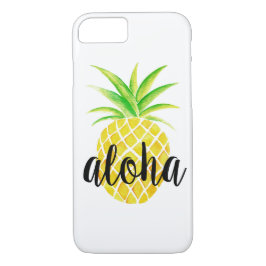 Capa Para iPhone Da Case-Mate Aguarela do abacaxi tropical Aloha