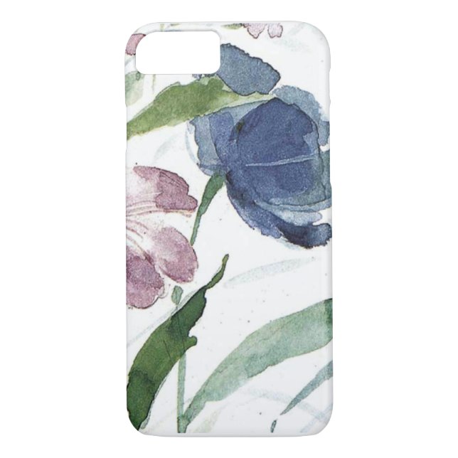 Capa Para iPhone, Case-Mate aguarela floral (Verso)