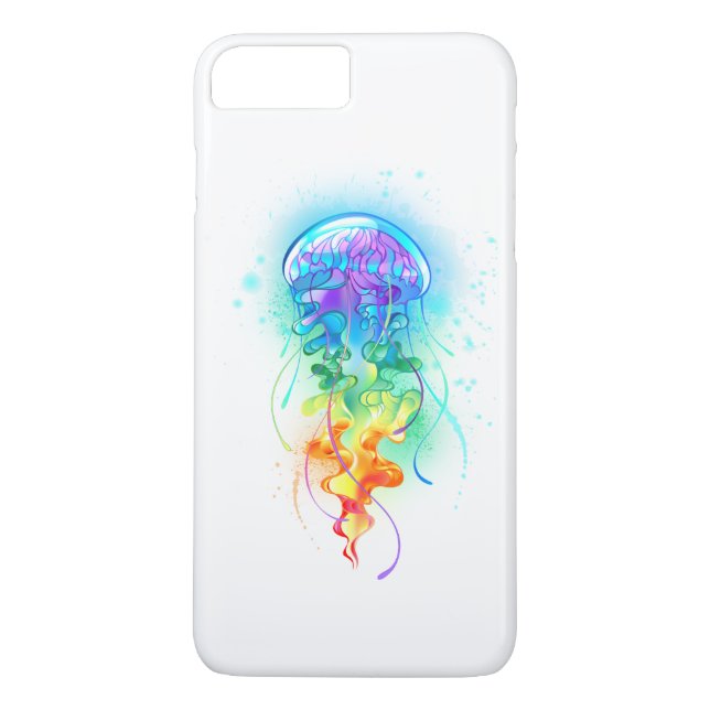 Capa Para iPhone, Case-Mate Águas-vivas do arco-íris (Verso)