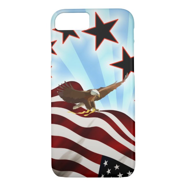 Capa Para iPhone, Case-Mate Águia americana (Verso)