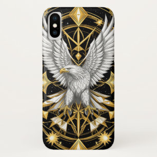 Capa Para iPhone Da Case-Mate Águia Ornamental Prata
