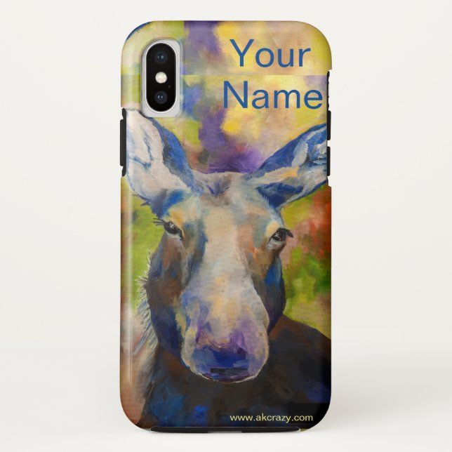 Capa Para iPhone, Case-Mate Alaskan Moose iphone cobrir_Personalize!! (Verso)